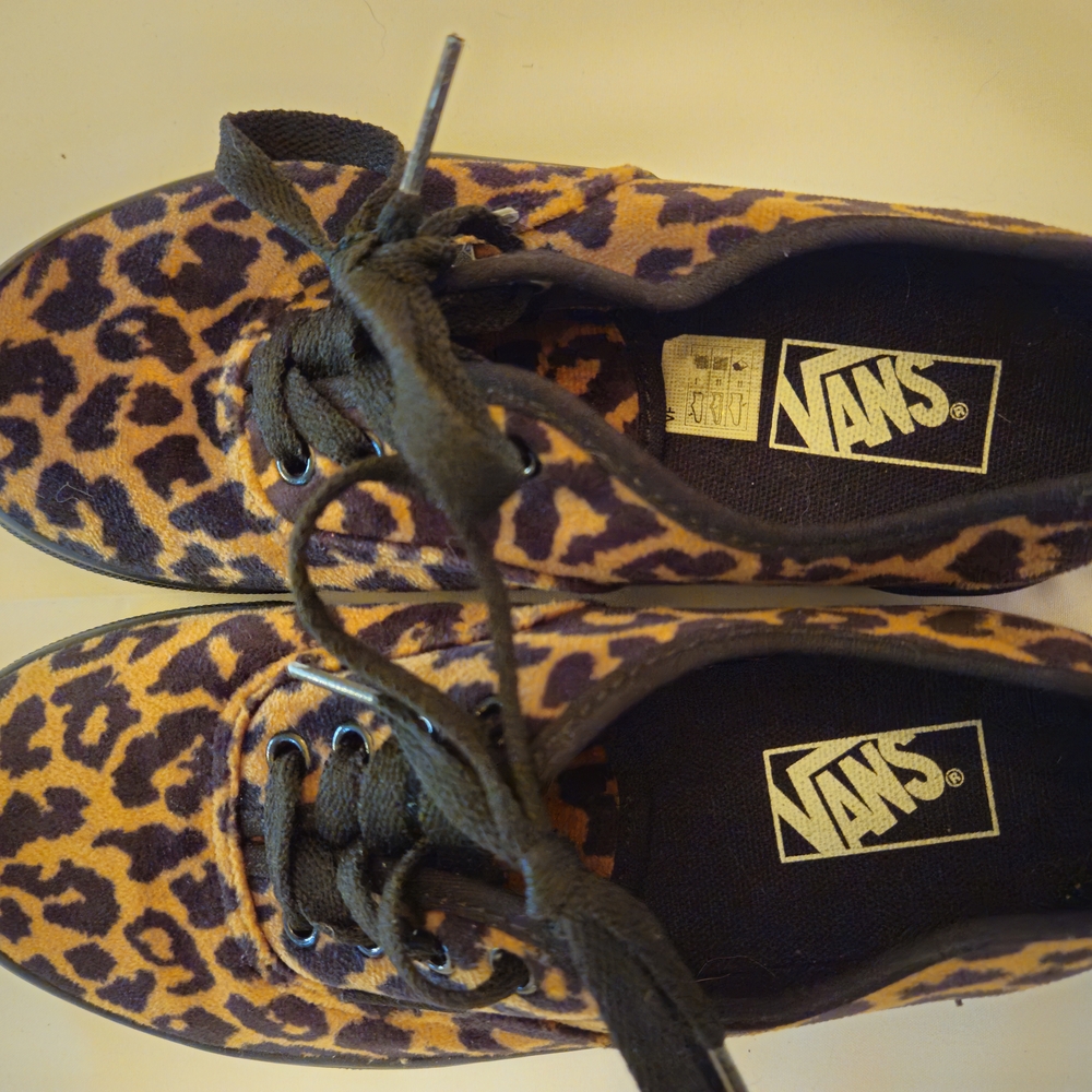 Vans Leopard Print Kids Sneakers